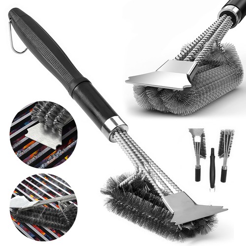 Grill brush and scraper 44cm - grill,
