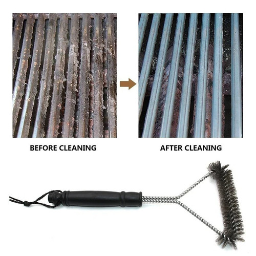 Bbq grill brush stainless - grill,