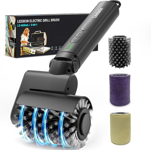 Leebein electric grill - leebein, brush