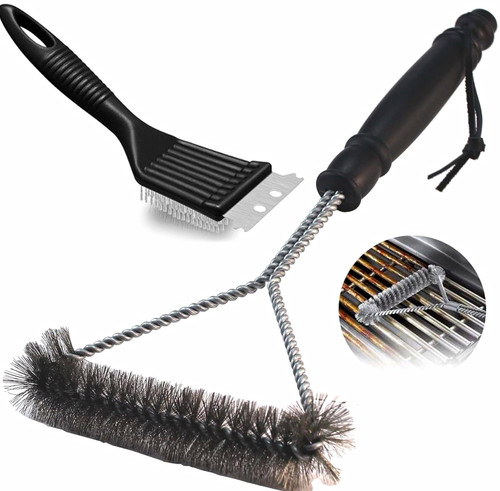 2pc bbq grill cleaning brush - bbq, &
