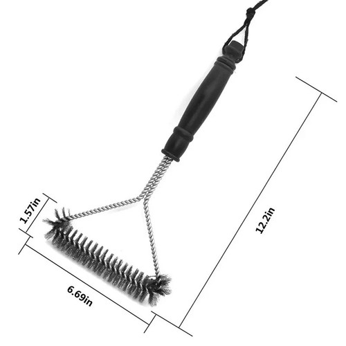 Bbq grill brush stainless - bbq,