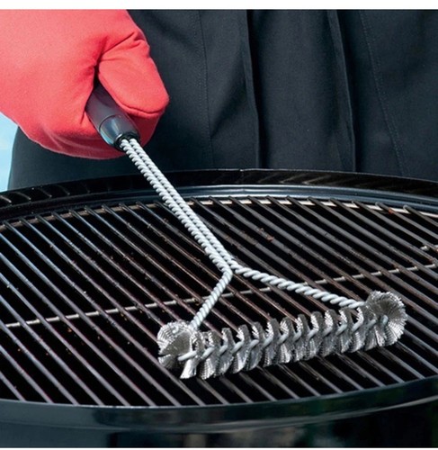 Bbq grill brush stainless - grill,