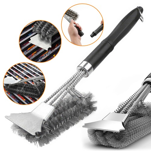 Bbq grill cleaning brush with - cleaning,