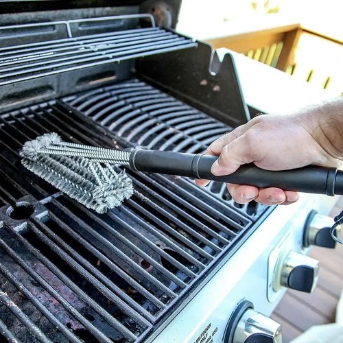 Grill brush stainless - brush,