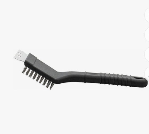 Grill cleaning brush with - grill,