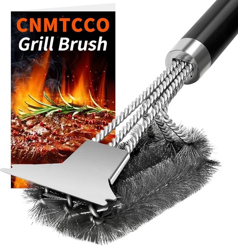 Grill brush and scraper 45cm - brush,